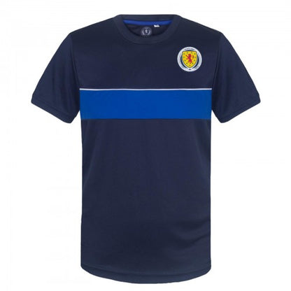 Front - Scottish FA Boys Mc Gregor 8 Polyester T-Shirt