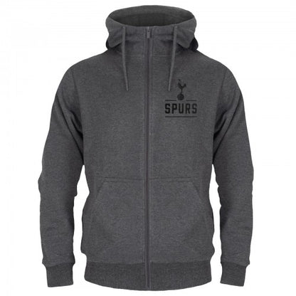 Front - Tottenham Hotspur FC Mens Fleece Full Zip Hoodie