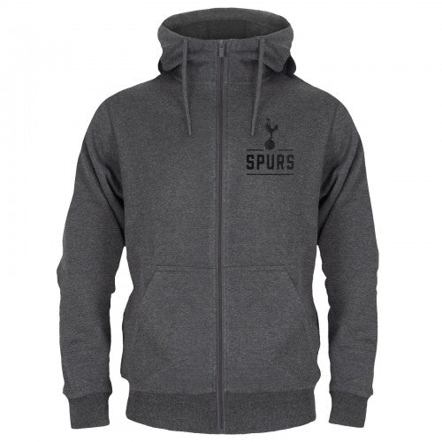 Front - Tottenham Hotspur FC Mens Fleece Full Zip Hoodie