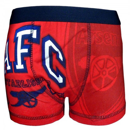 Front - Arsenal FC Boys Boxer Shorts