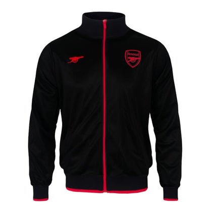 Front - Arsenal FC Mens Crest Embroidered Track Jacket