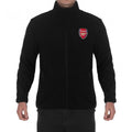 Front - Arsenal FC Mens Crest Fleece Jacket