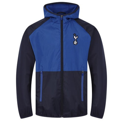 Front - Tottenham Hotspur FC Mens Crest Raglan Windbreaker