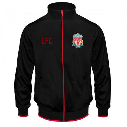 Front - Liverpool FC Mens Retro Track Jacket