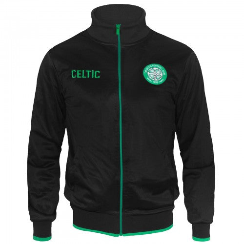 Front - Celtic FC Mens Retro Track Jacket