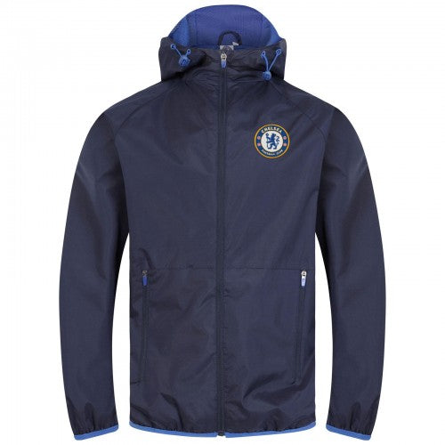 Front - Chelsea FC Mens Crest Windbreaker