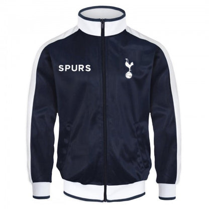 Front - Tottenham Hotspur FC Mens Retro Track Jacket