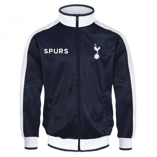 Front - Tottenham Hotspur FC Mens Retro Track Jacket