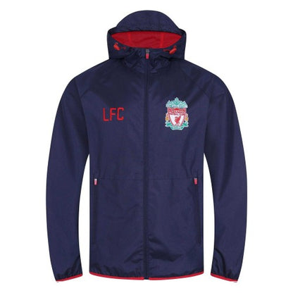 Front - Liverpool FC Mens Crest Windbreaker