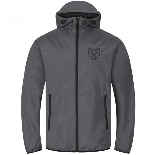Front - West Ham United FC Mens Crest Peaked Windbreaker