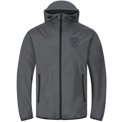 Front - West Ham United FC Mens Crest Peaked Windbreaker