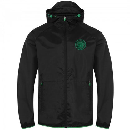 Front - Celtic FC Mens Crest Windbreaker