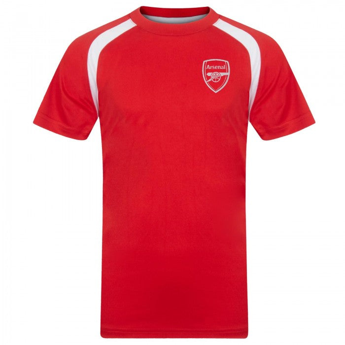 Front - Arsenal FC Boys Polyester T-Shirt