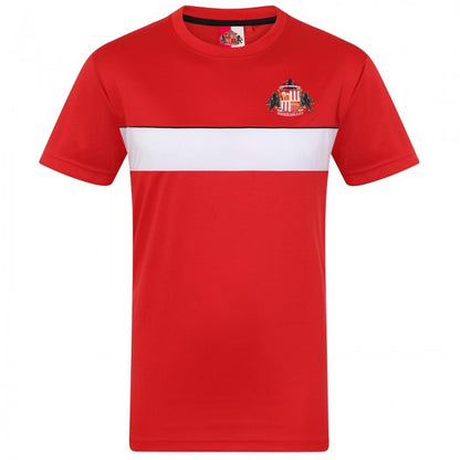 Front - Sunderland AFC Mens Football Polyester T-Shirt