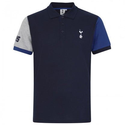 Front - Tottenham Hotspur FC Mens Contrast Polo Shirt