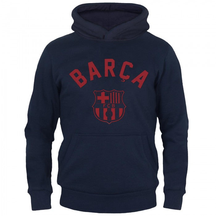 Front - FC Barcelona Boys Fleece Hoodie