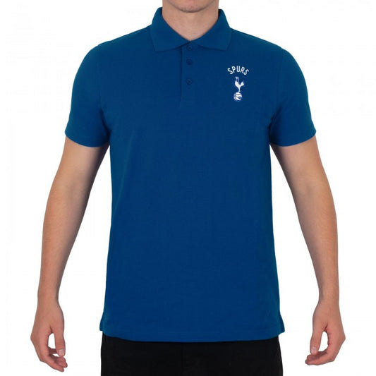Front - Tottenham Hotspur FC Mens Crest Polo Shirt