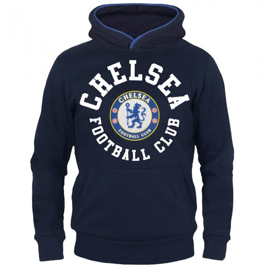 Front - Chelsea FC Boys Graphic Fleece Hoodie
