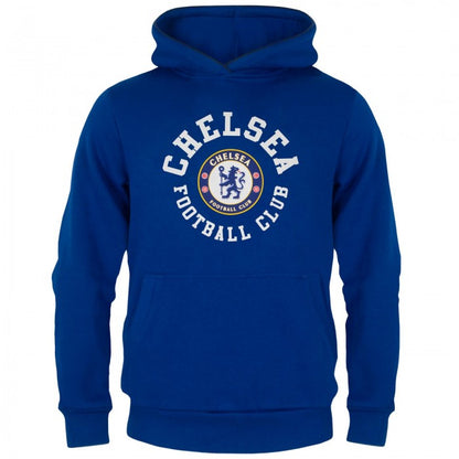 Front - Chelsea FC Boys Graphic Fleece Hoodie