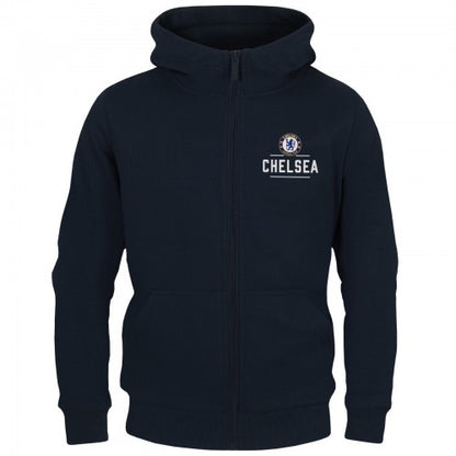 Front - Chelsea FC Boys Full Zip Hoodie