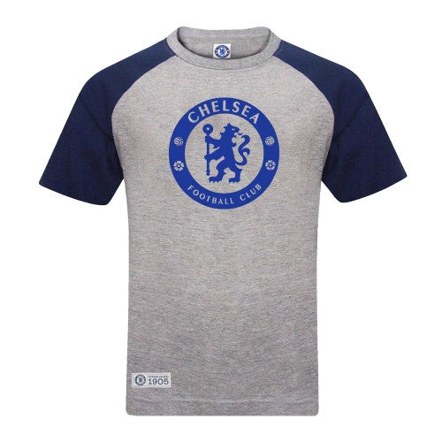Front - Chelsea FC Boys Crest T-Shirt
