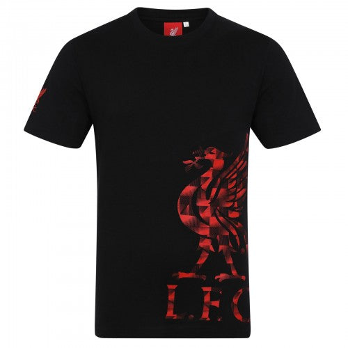 Front - Liverpool FC Boys Crest T-Shirt