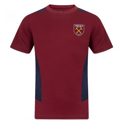 Front - West Ham United FC Mens Polyester T-Shirt