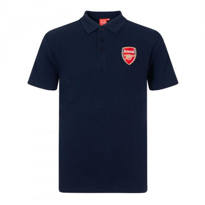 Front - Arsenal FC Boys Crest Polo Shirt