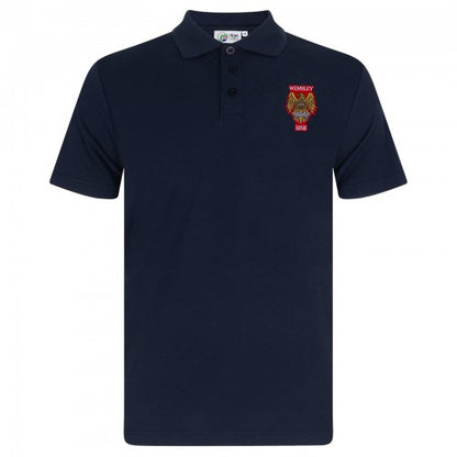Front - Fan Originals Mens Wembley 1958 Crest Polo Shirt