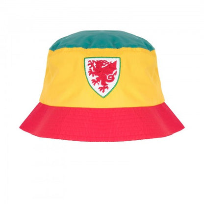 Front - FA Wales Embroidered Bucket Hat