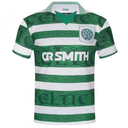 Front - Celtic FC Mens 1996 Retro Home Shirt