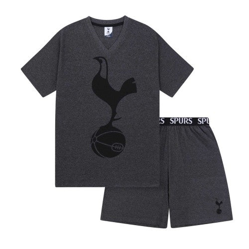 Front - Tottenham Hotspur FC Mens Sublimated Short Pyjama Set