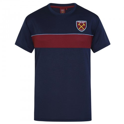 Front - West Ham United FC Mens Polyester T-Shirt
