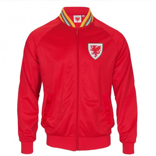 Front - Wales Cymru Mens Retro Bomber Jacket