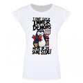 Front - Psycho Penguin Ladies/Womens Inner Demons Premium T-Shirt