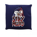 Front - Psycho Penguin Stay Weird Cushion