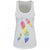 Front - Grindstore Ladies/Womens Rainbow Feathers Floaty Tank