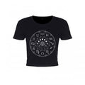 Front - Grindstore Womens/Ladies Zodiac Pentagram Crop Top
