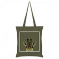 Front - Inquisitive Creatures Giraffe Tote Bag