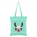 Front - Inquisitive Creatures Llama Tote Bag