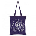 Front - Grindstore Teacher Stuff Tote Bag