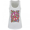 Front - Grindstore Psychedelic Peace Ladies Floaty Tank