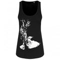 Front - Grindstore Crow Tree Ladies Black Floaty Tank