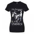 Front - Grindstore My Patronus Is A Unicorn Ladies T-Shirt