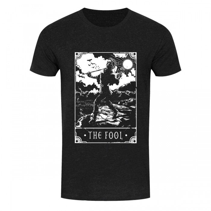 Front - Deadly Tarot Mens The Fool T Shirt