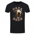 Front - Grindstore Mens Fathers Day Papa Beer T-Shirt