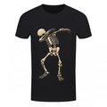 Front - Grindstore Mens Skeleton Dab Halloween T Shirt