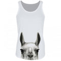 Front - Inquisitive Creatures Womens/Ladies Llama Vest Top