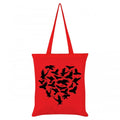 Front - Grindstore Raven Heart Tote Bag