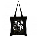 Front - Grindstore Bitch Craft Black Tote Bag